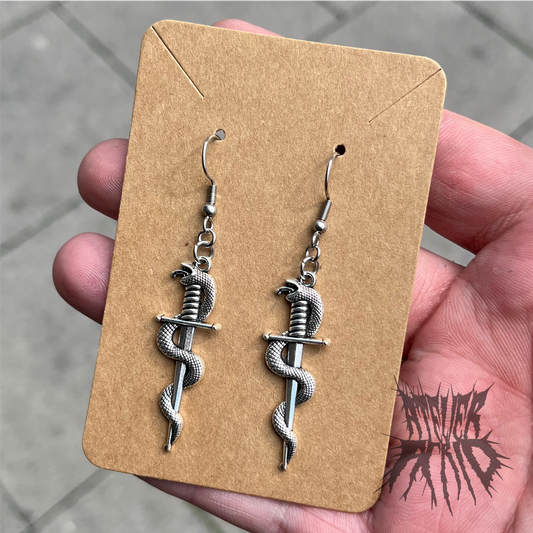 The Asclepius Earrings