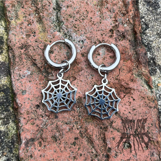 The Web Hoop Earrings