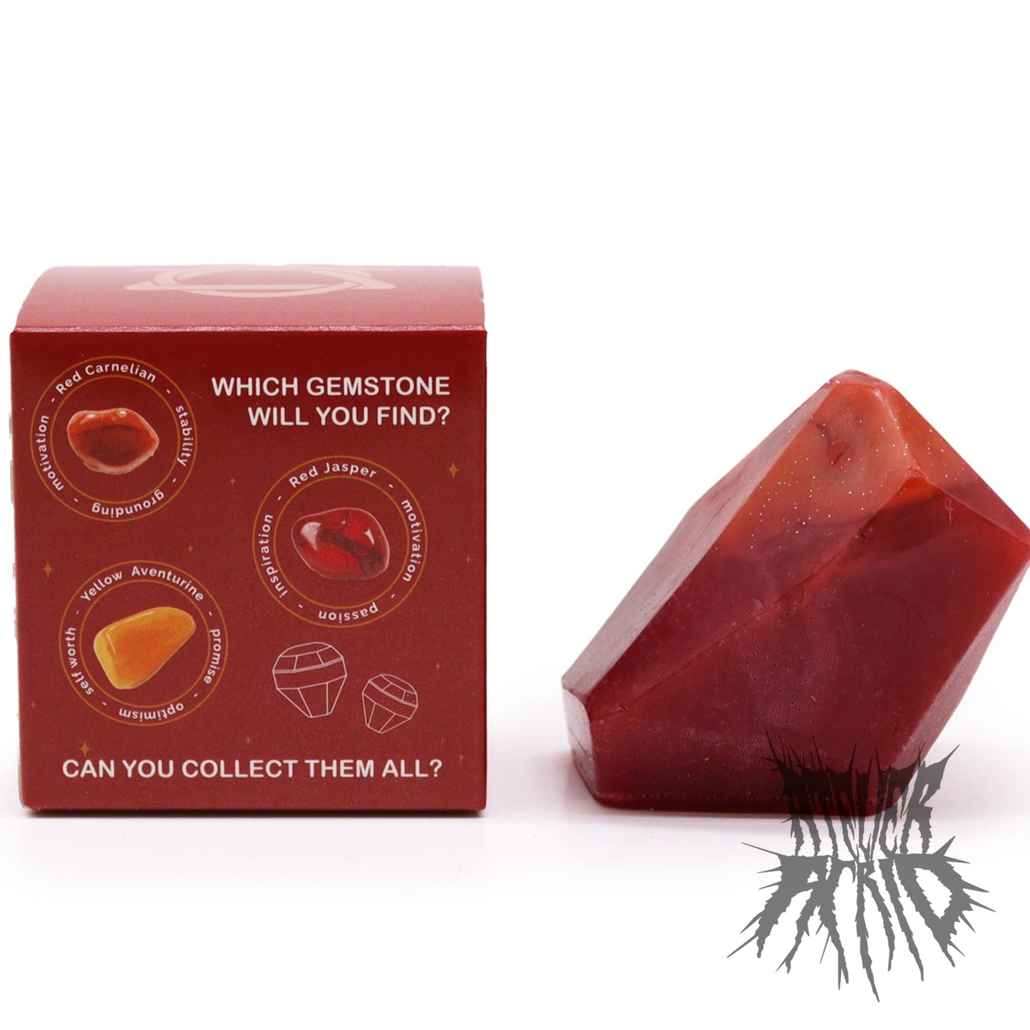 Crystal Elemental Soap - Fire. Surprise Crystal Soap