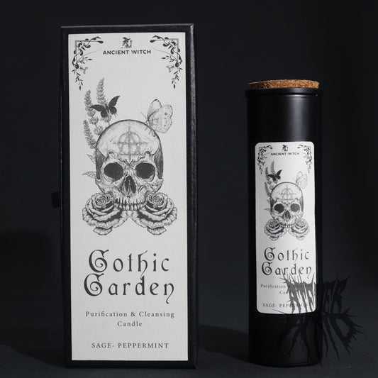 Gothic Garden Ancient Witch Ritual Candle - Gift Boxed with Spell Card