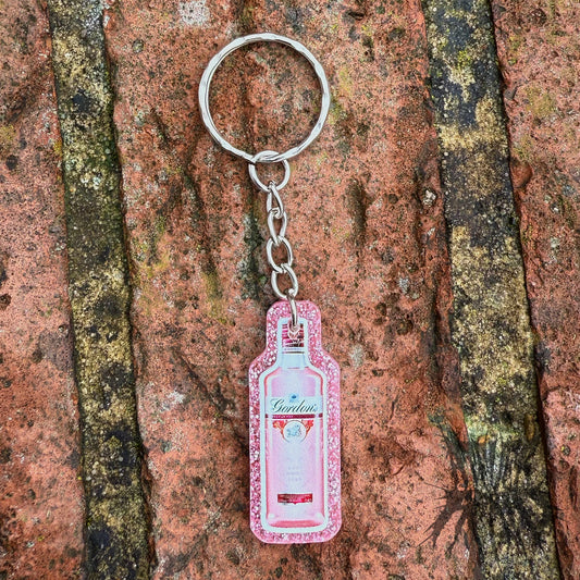 The Pink Gin Keyring- Gin Lovers Gift