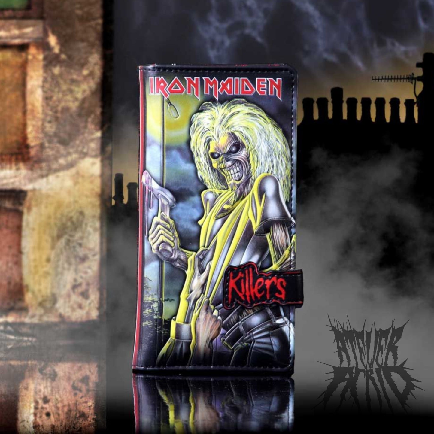 Iron Maiden Killers Embossed Purse 18.5cm