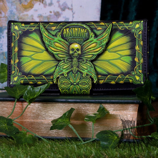 Absinthe - La Fee Verte Embossed Purse 18.5cm