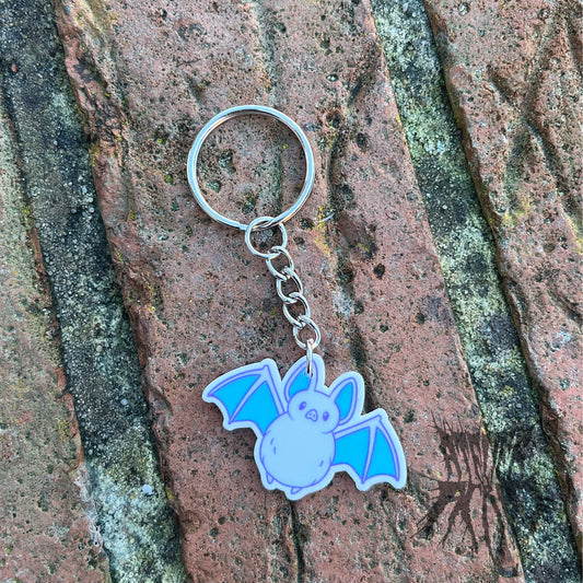 The Pastel Bat Keyring