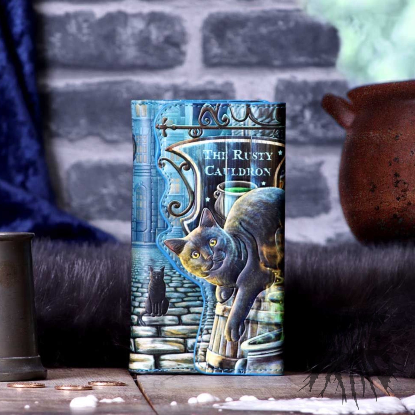 Rusty Cauldron Embossed Purse 18.5cm