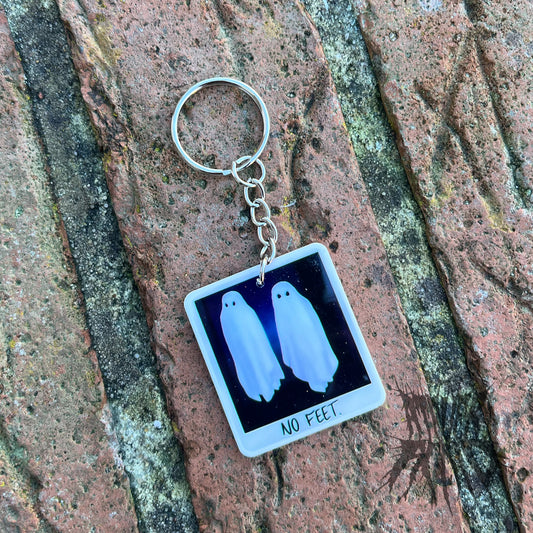 The No Feet Keyring