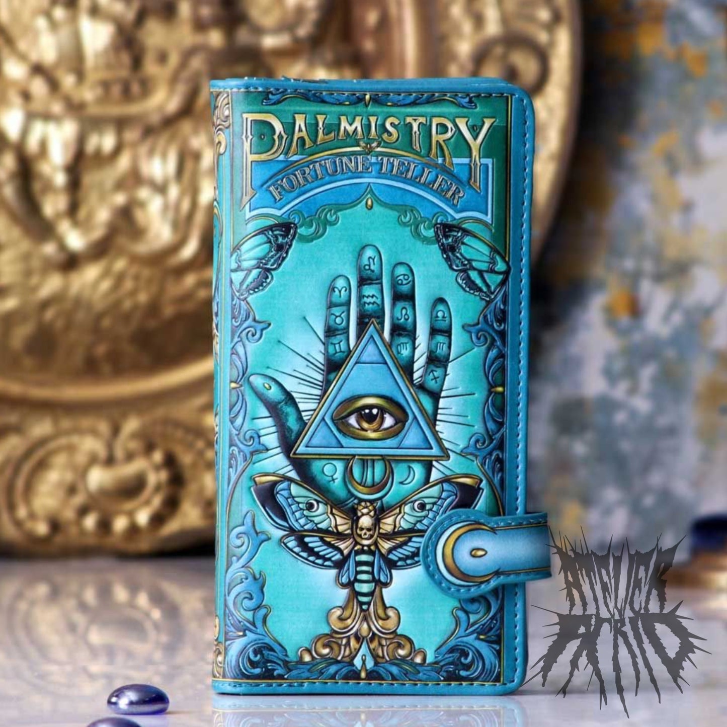 Palmistry Embossed Purse 18.5cm