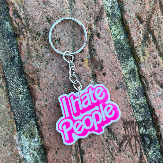 The I Hate People Keyring