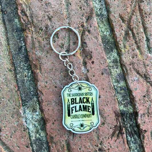 The Black Flame Keyring