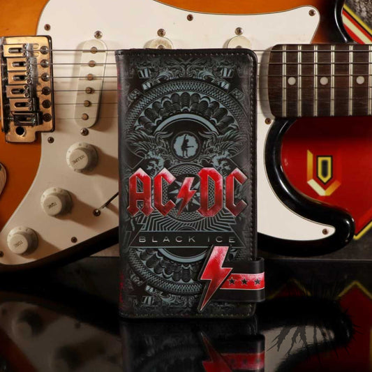 ACDC Black Ice Embossed Purse 18.5cm