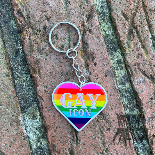 The Gay Icon Keyring