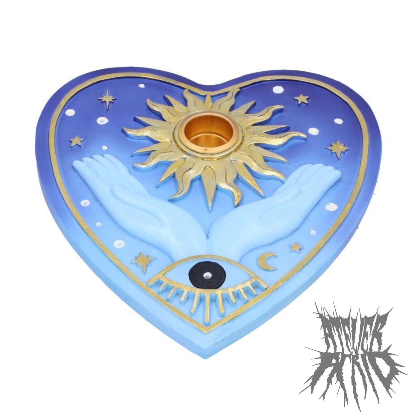 Fortunes of the Sun Incense Burner 15cm - Palmistry Incense holder