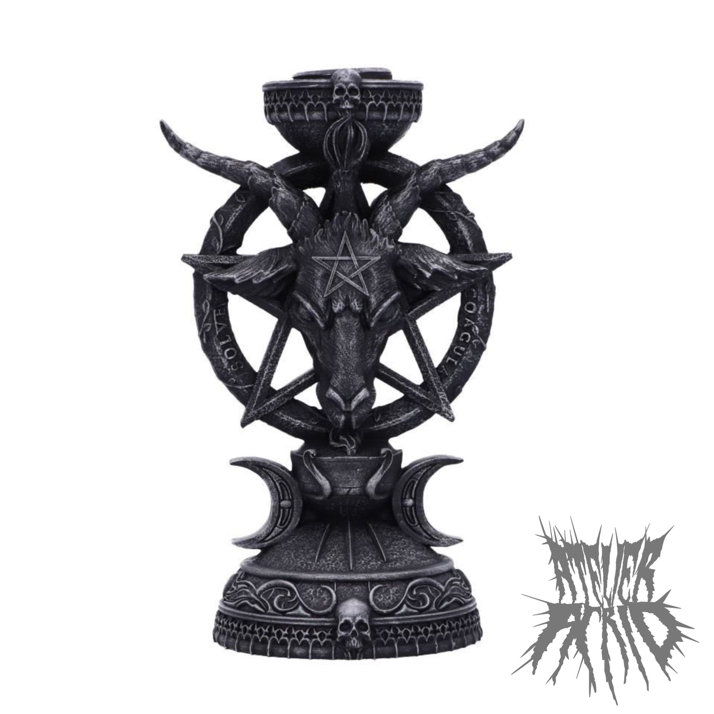Light of Baphomet Candle Holder 15.5cm