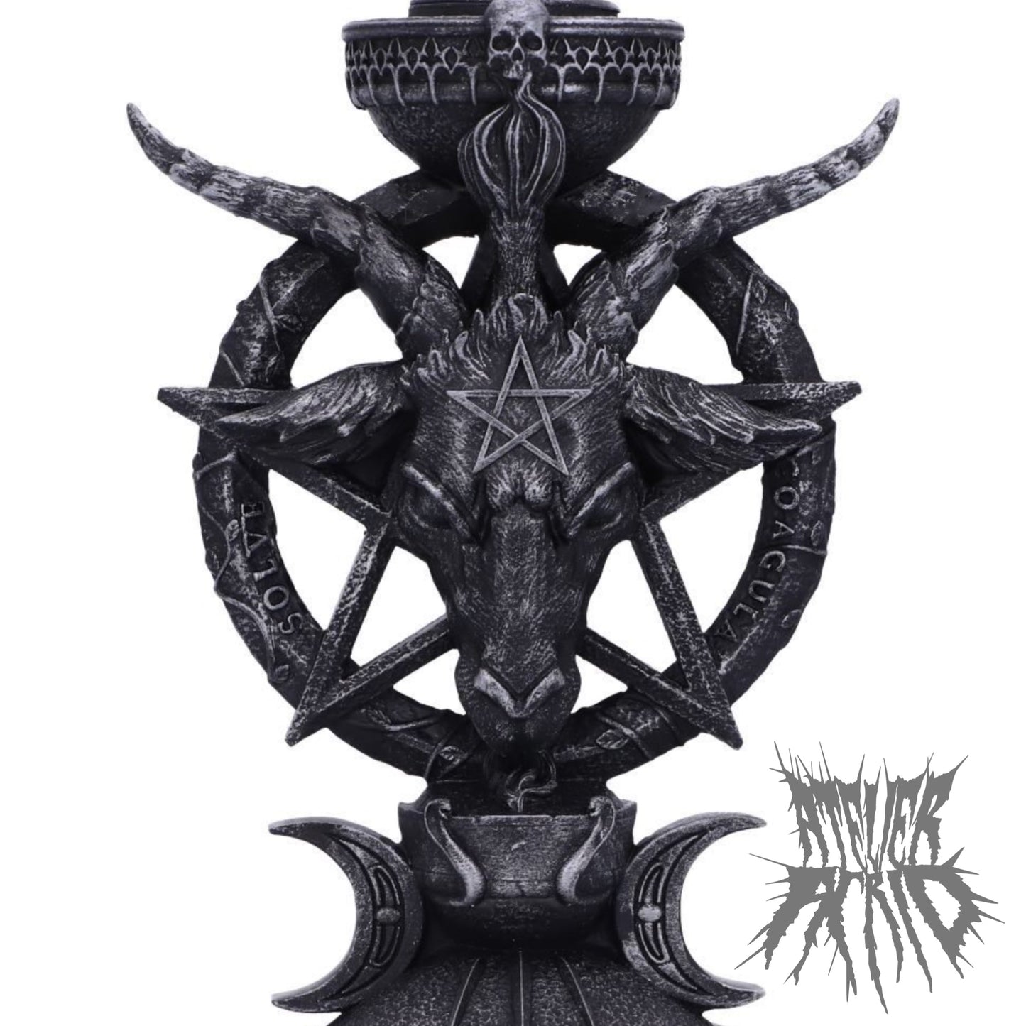 Light of Baphomet Candle Holder 15.5cm