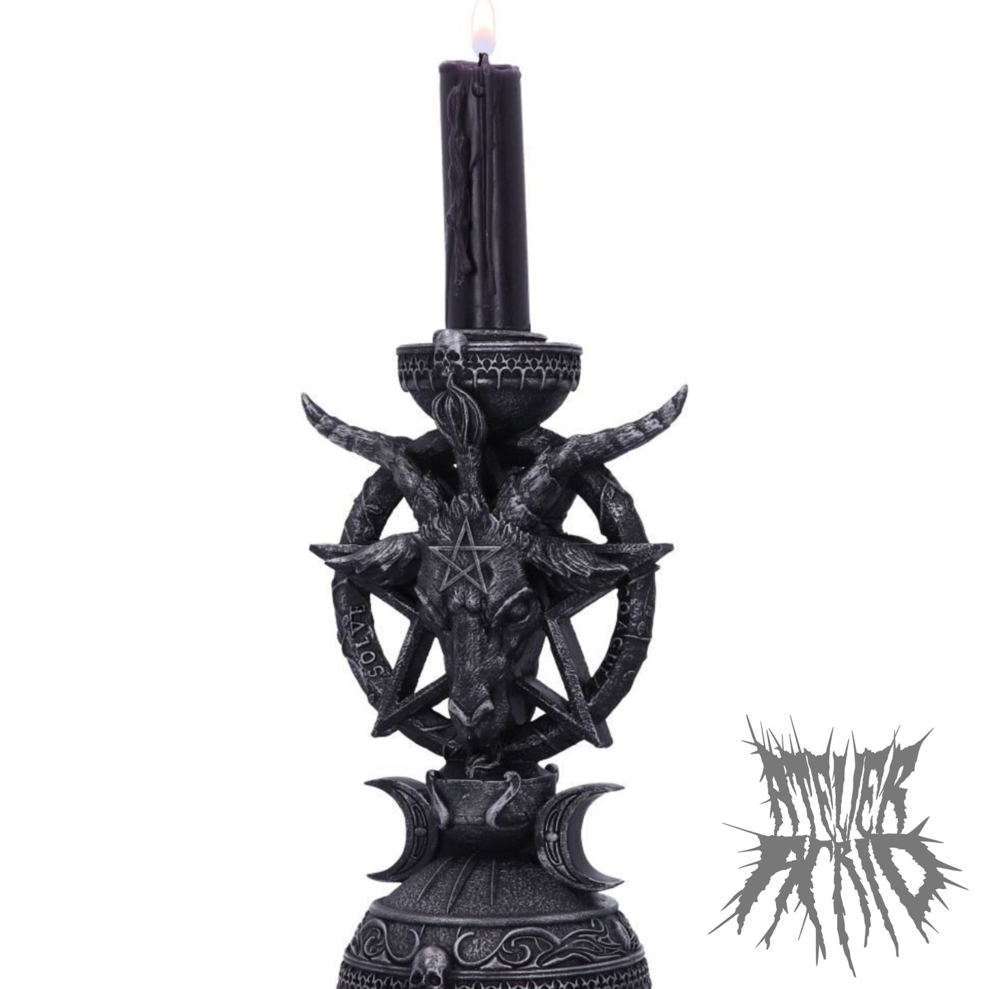 Light of Baphomet Candle Holder 15.5cm