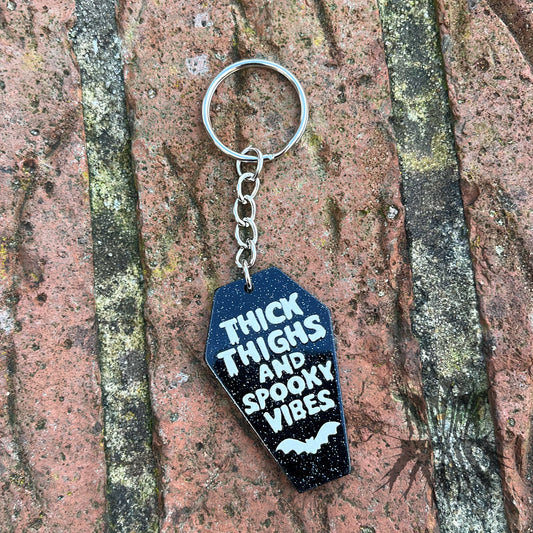 The Spooky Vibes Keyring
