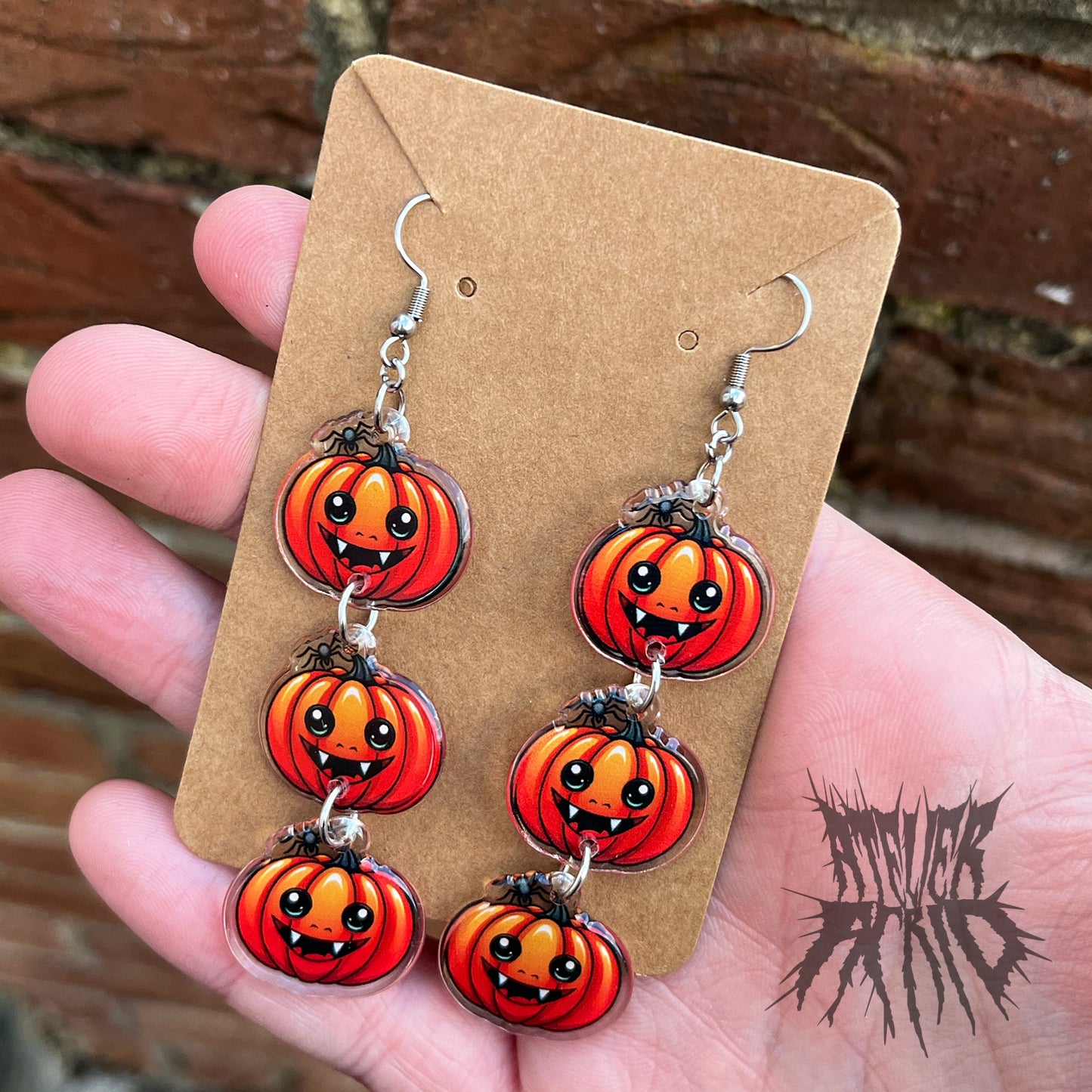 The Pumpkin Dangle Earrings