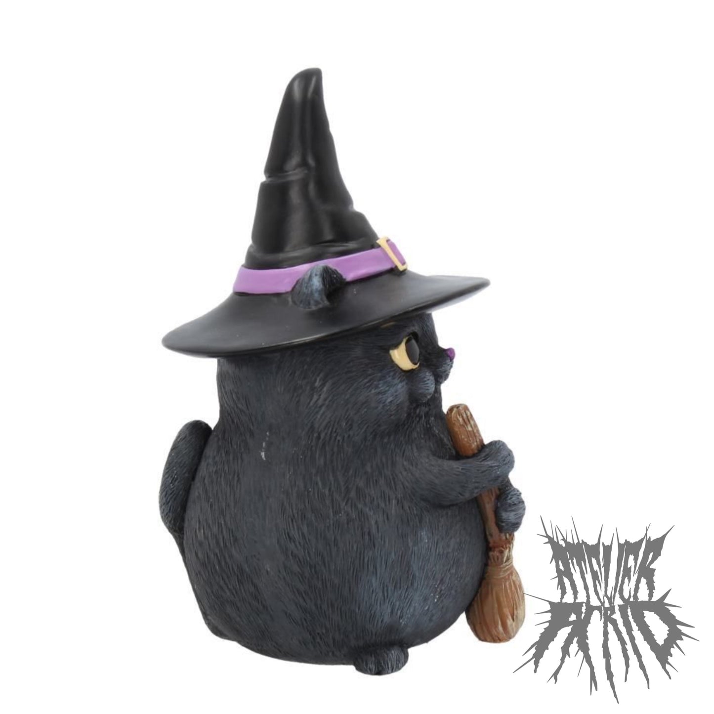 Lucky Black Cat 12cm - Snapcat Cute Cat Figurine