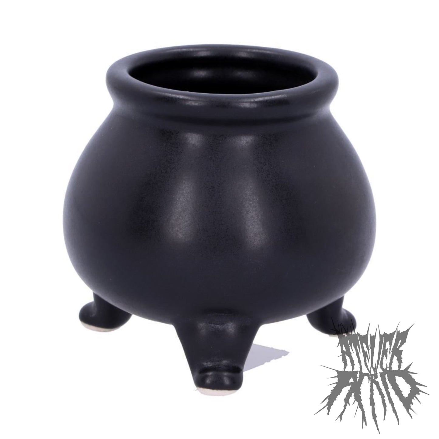 Small Black Witch's Brew Cauldron Pot (set of 4)