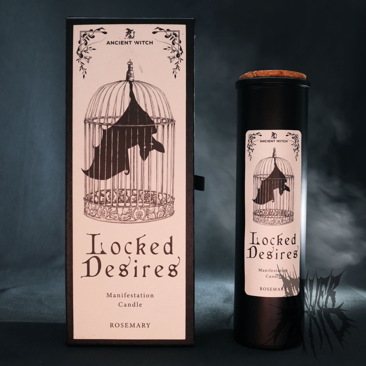 Locked Desires Ancient Witch Ritual Candle - Gift Boxed Manifestation Spell Candle with Ritual Card