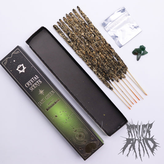Jade Crystal Scents Smudge Incense - Black Pepper & Spice