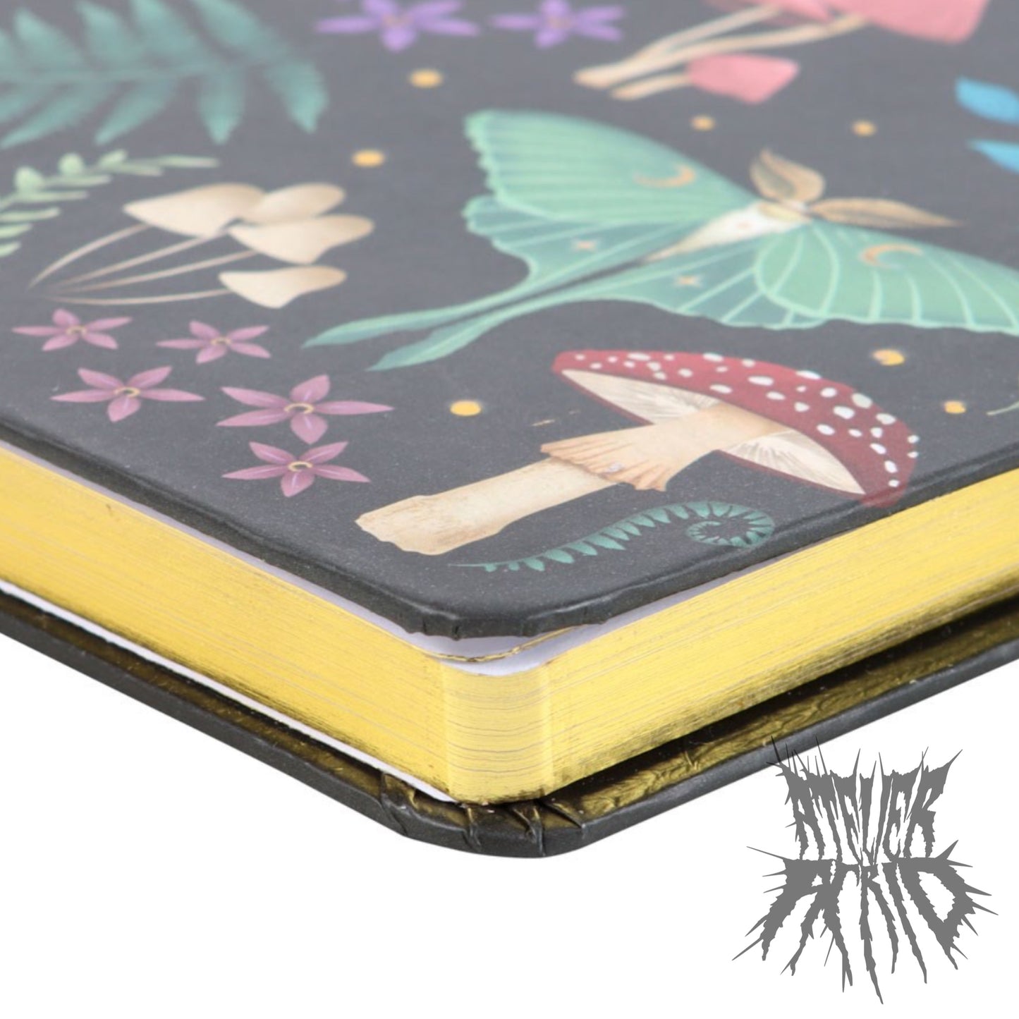 Dark Forest Print Notebook. Gothic forest Notebook.