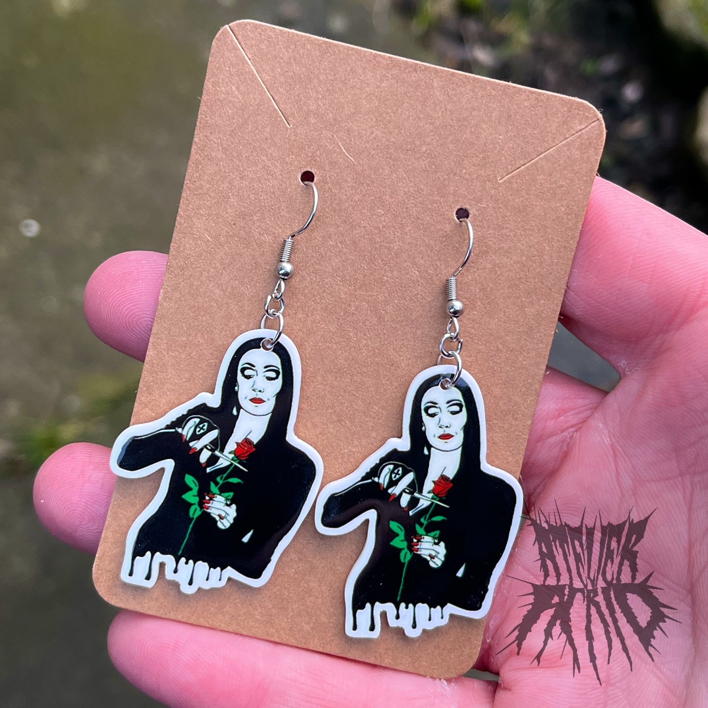 The Morticia Earrings