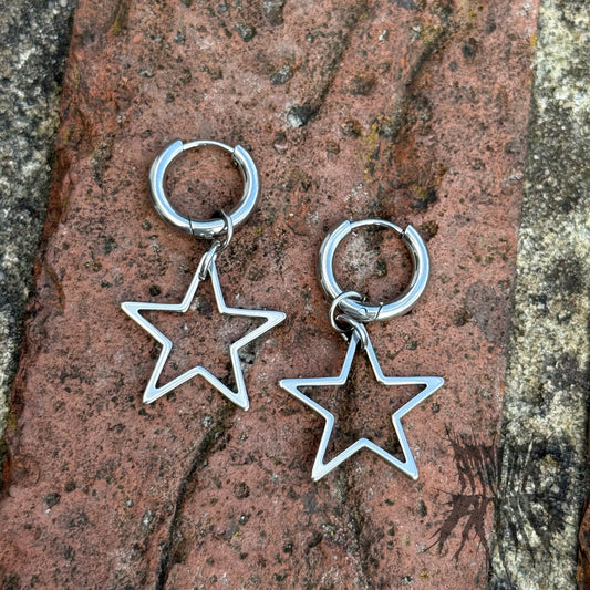 The Stardust Hoop Earrings - Stainless Steel Hoops