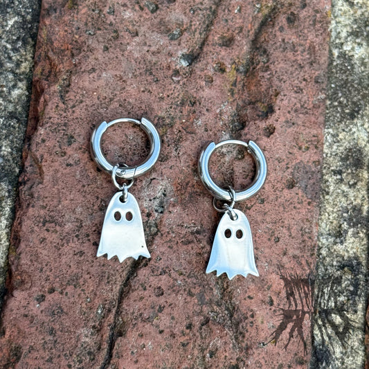 The Spectre Hoop Earrings - Stainless Steel Hoops