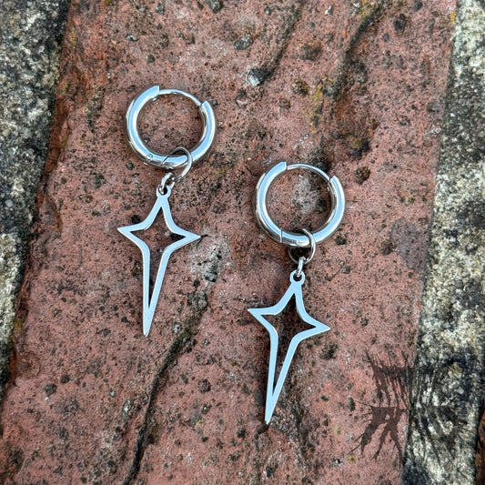 The Glimmer Hoop Earrings - Stainless Steel Hoops