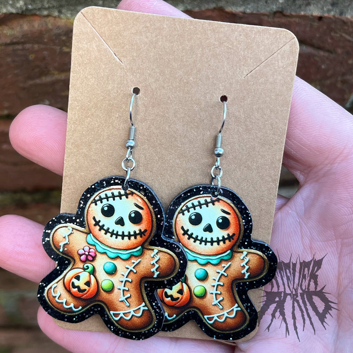 The Muffin Man Glitter Earrings