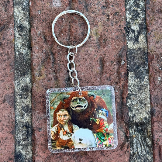 The labyrinth Keyring