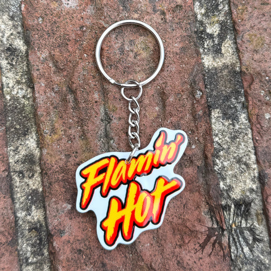 The Flamin Hot Keyring