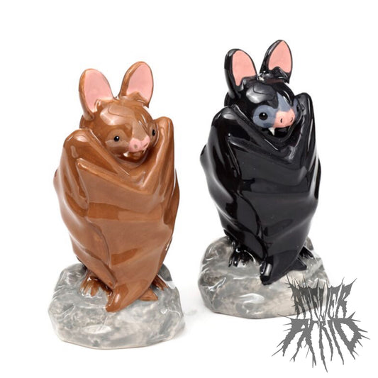 Ceramic Bat Salt & Pepper Set - Gothic Salt and pepper shakers