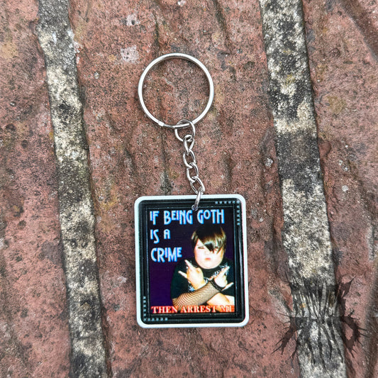 The Goth Crime Keyring