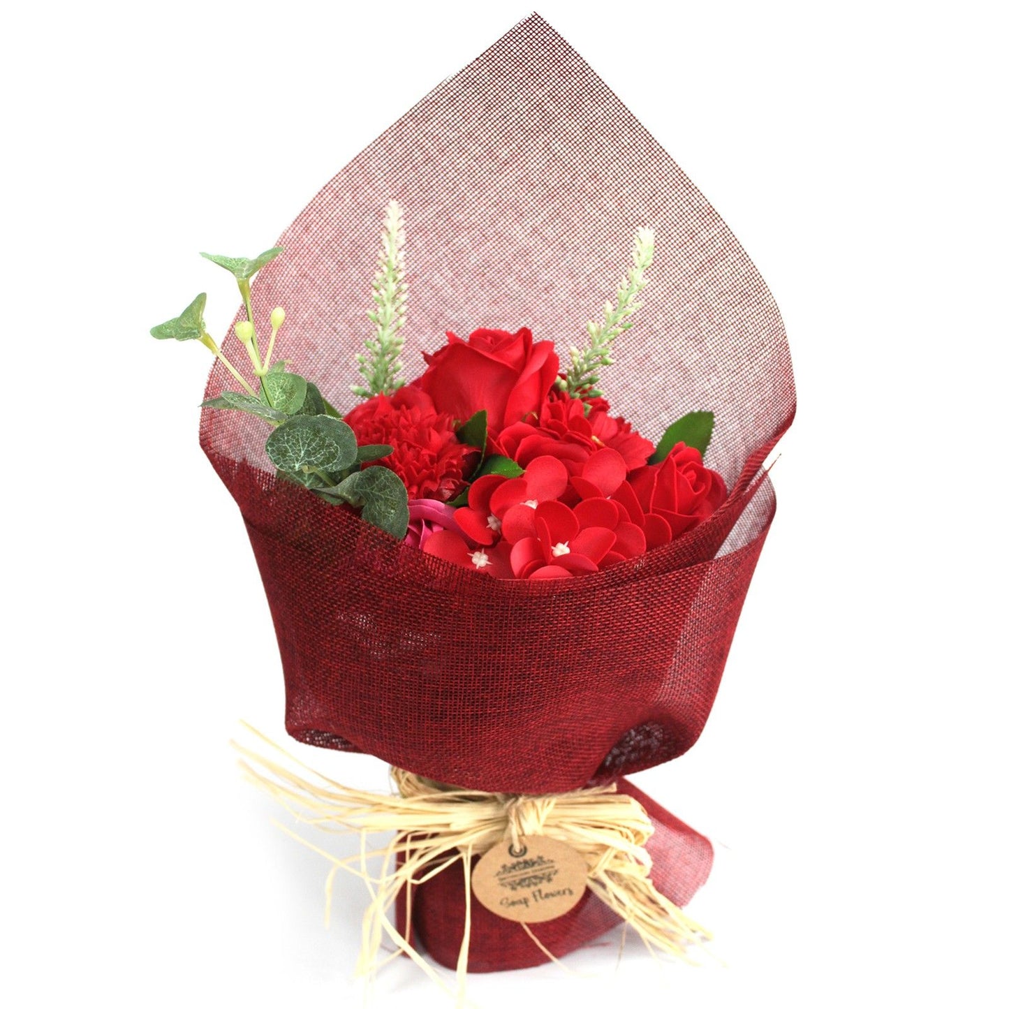 Red Romance Soap Flower Bouquet - Gothic Flower bouquet