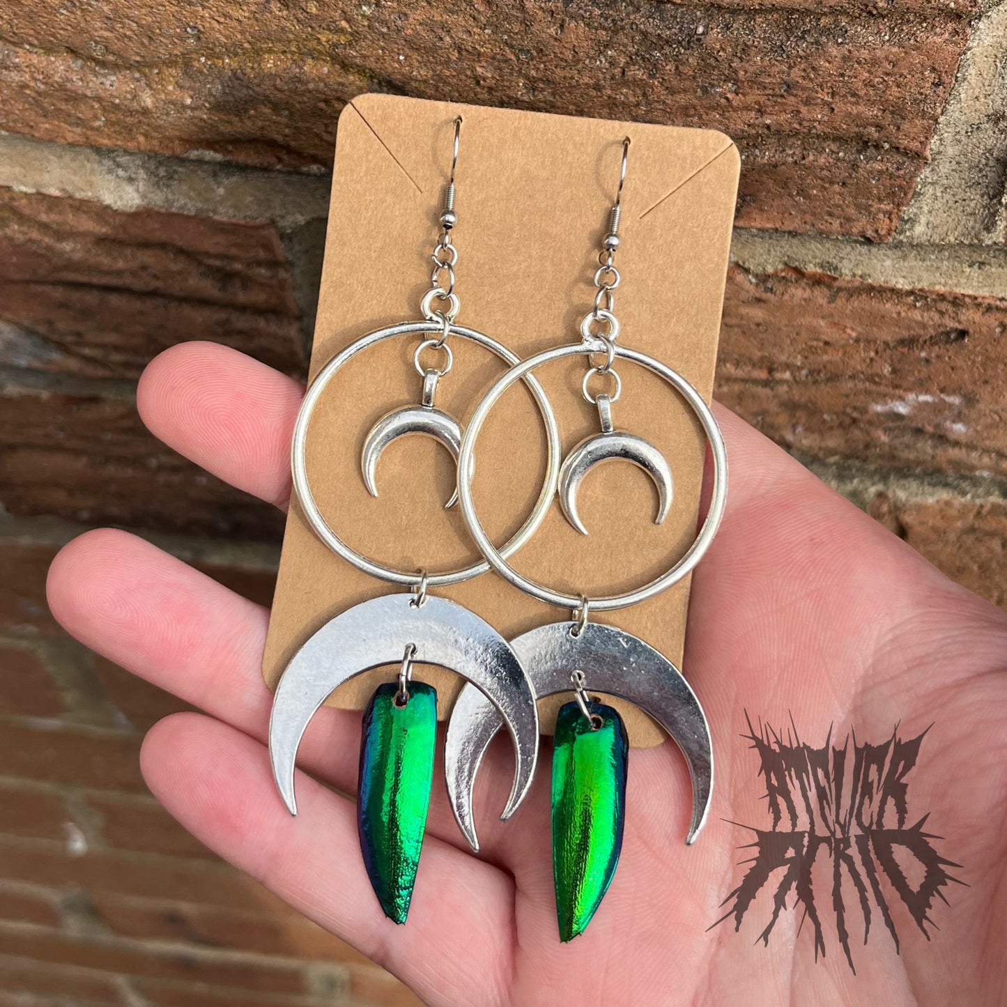 The Jewel Beetle Earrings
