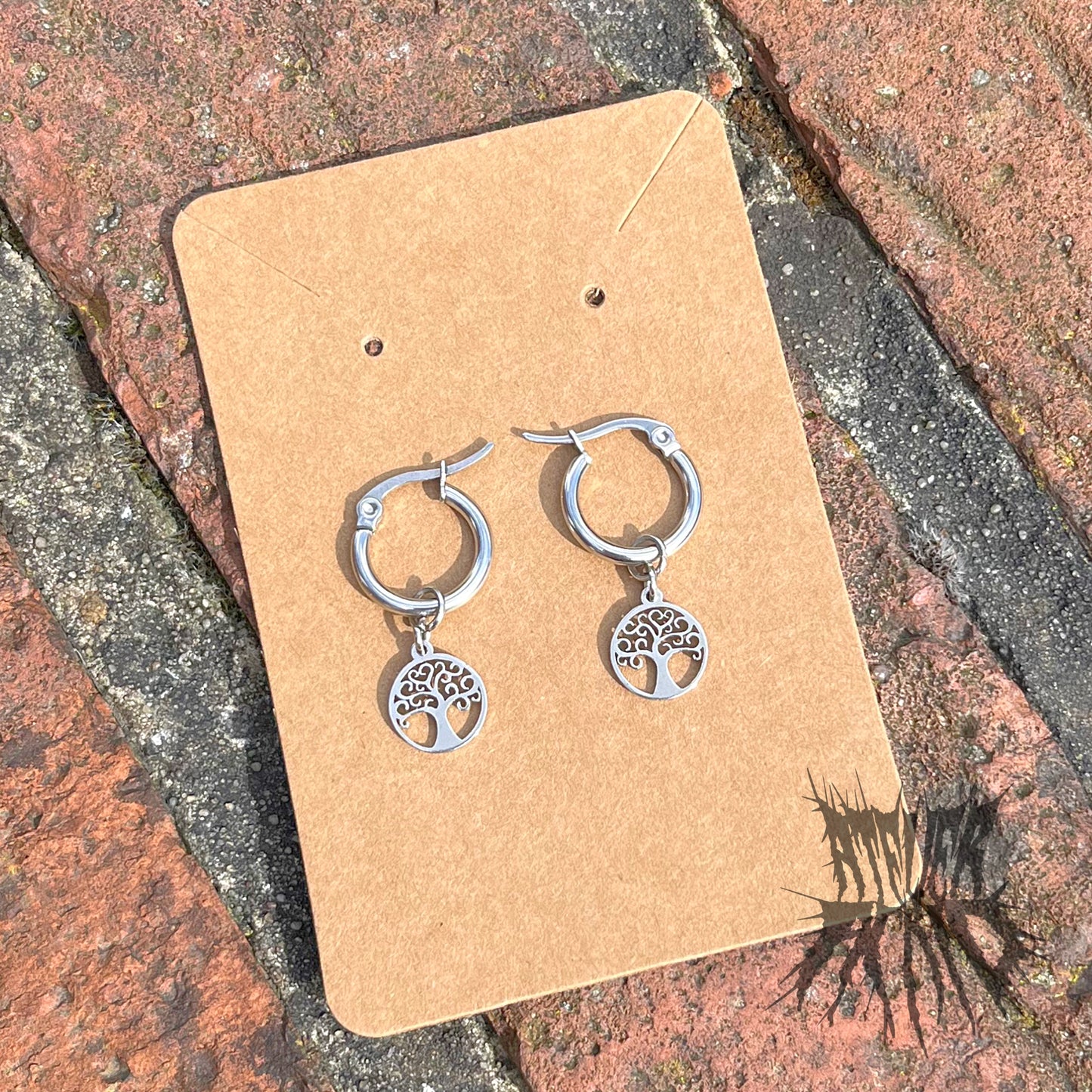The Tree of Life Hoop Earrings