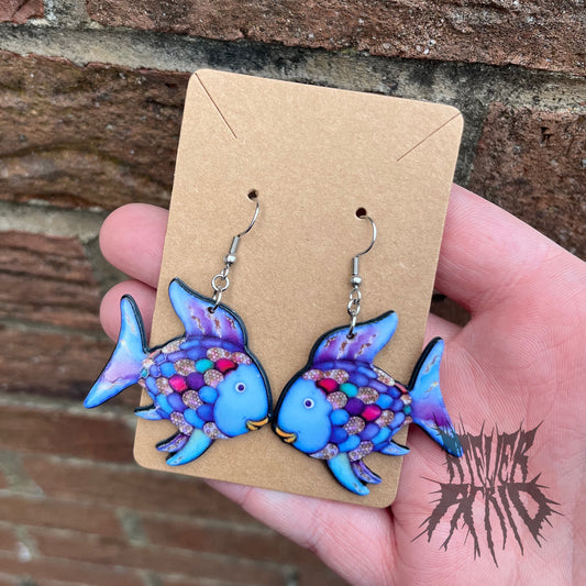 The Rainbow Fish Earrings