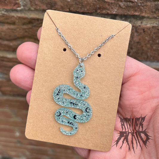 The Mystic Necklace- Light Blue
