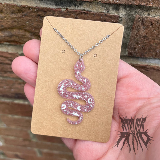 The Mystic Necklace- Dusty Pink
