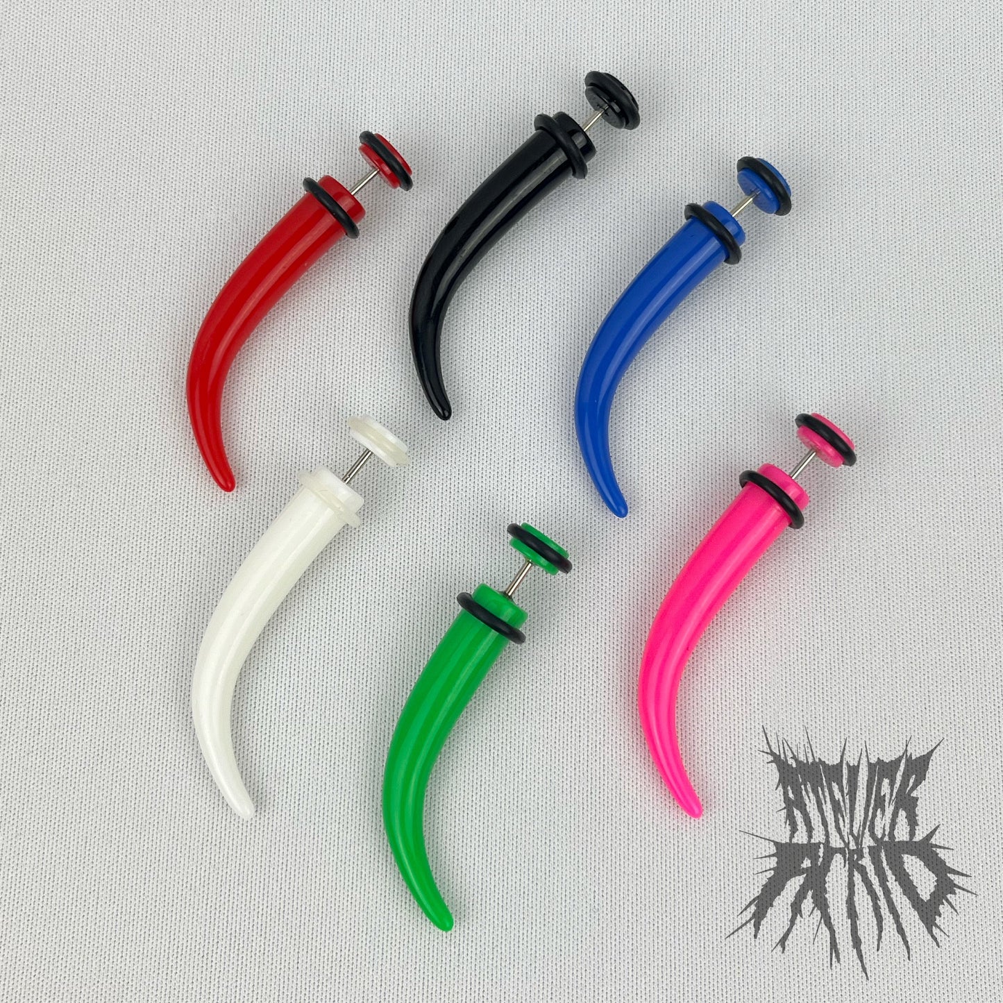 The Fake Stretcher Earrings (curved)