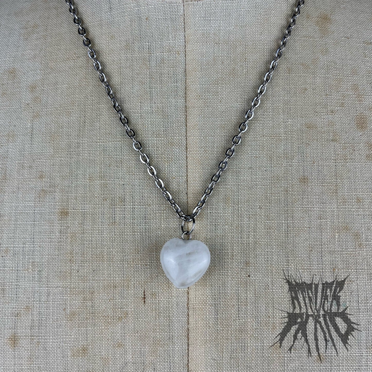 The Quartz Heart Necklace