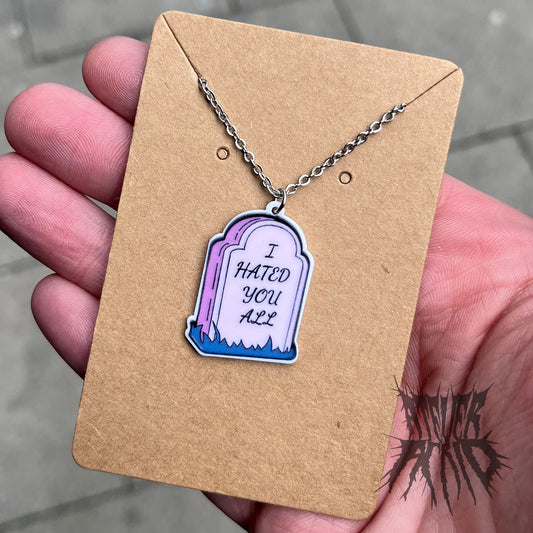 The Stonemason Necklace- tombstone Necklace