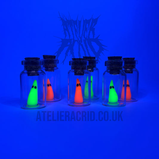 The UV Adopt a Ghost Necklace - Cute Halloween jewellery. Pet ghost