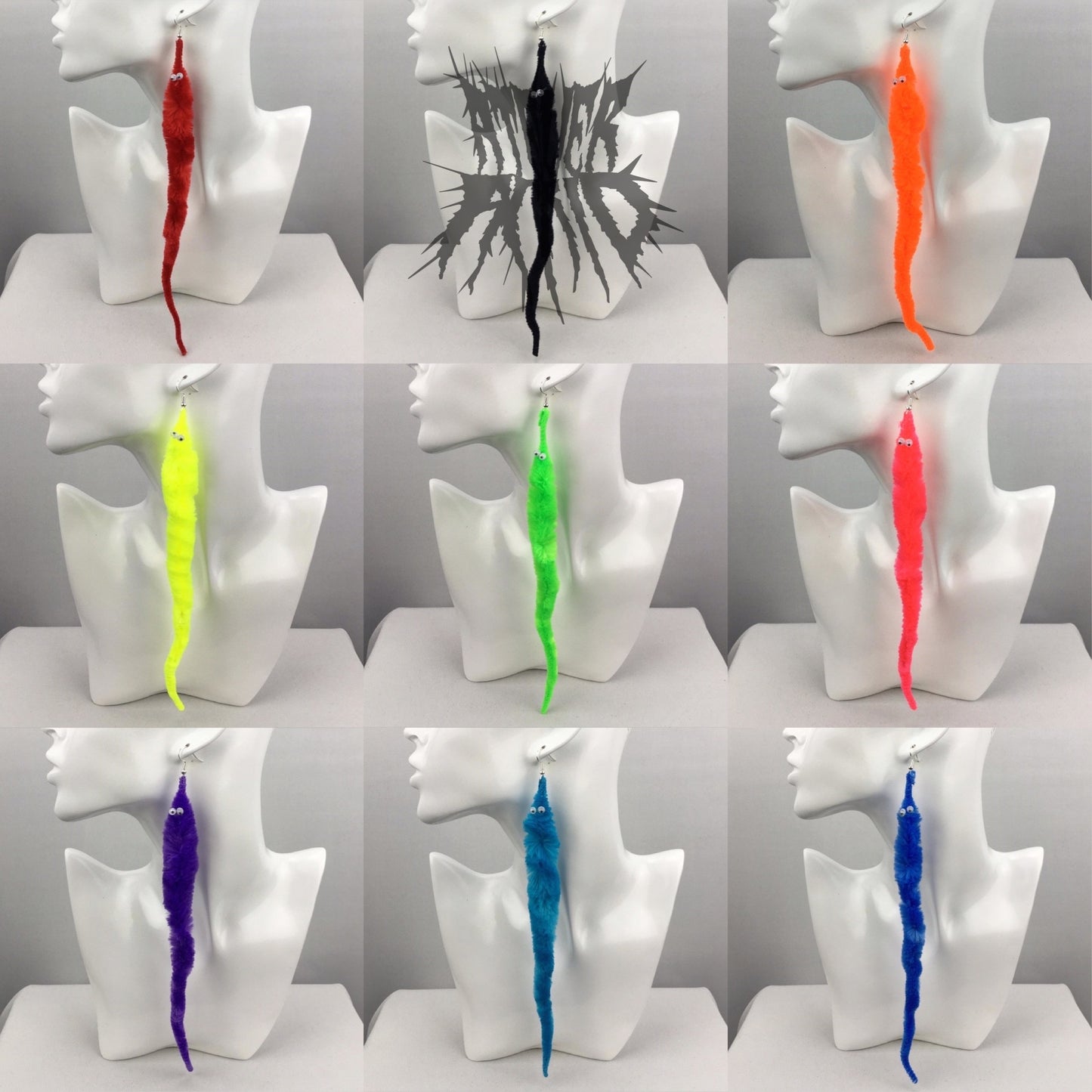 The Twisty Worm Earrings