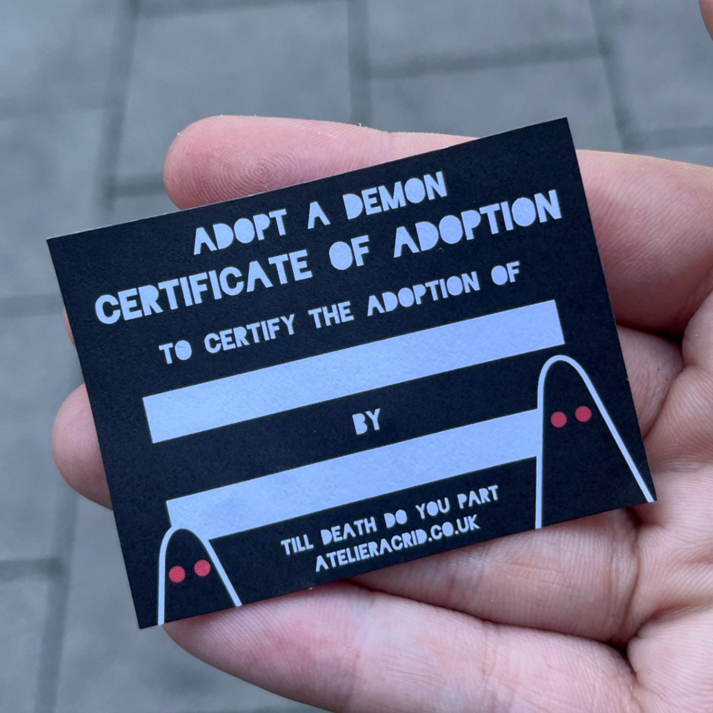 Adopt a Demon Earrings
