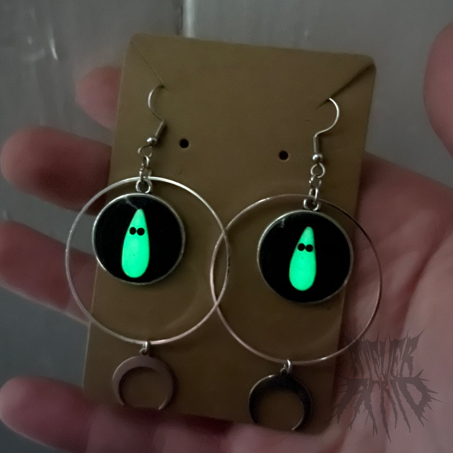 The Adopt-a-Ghost Cameo Earrings