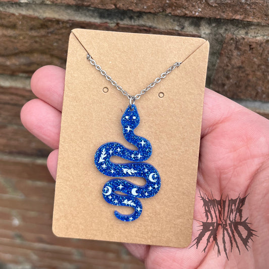 The Mystic Necklace- Dark Blue