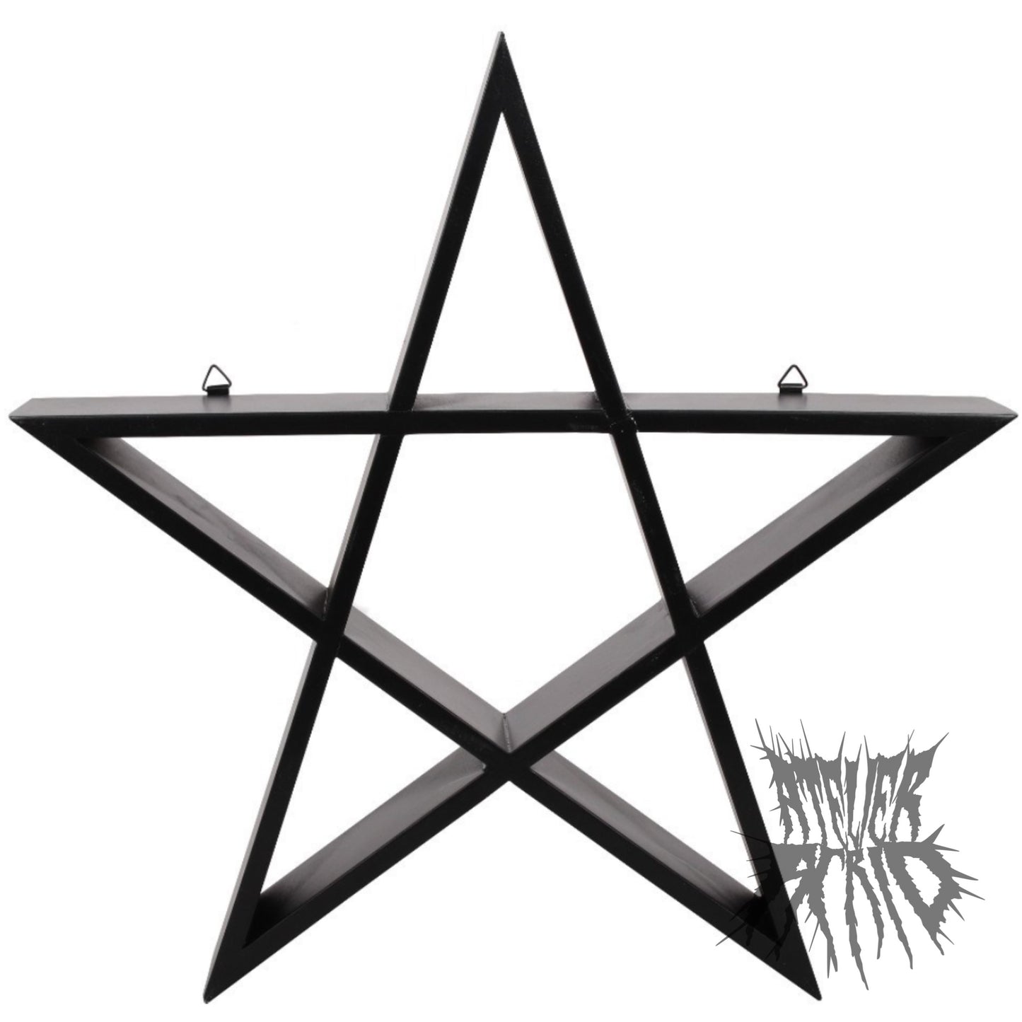 The Invoke Shelf- pentagram wall shelf